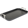19"x11" Hard‑Anodized Double‑Burner Griddle Pan