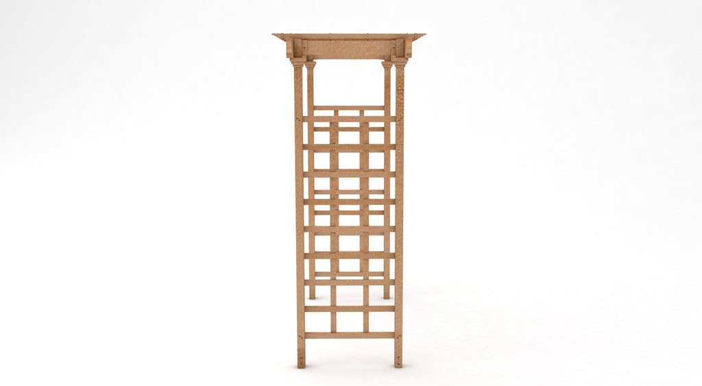 Carolina Grande Brown Vinyl Garden Arbor