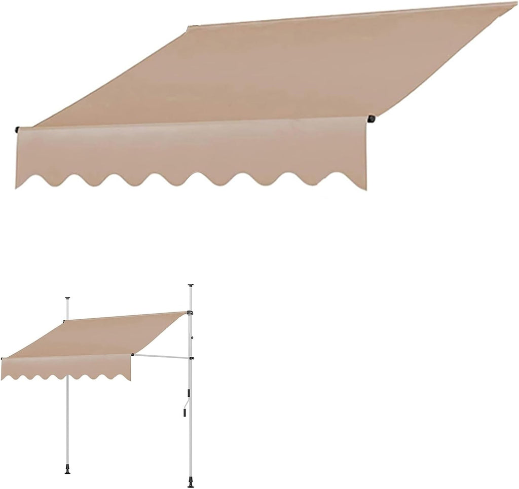Beige 2M Reinforced Waterproof Polyester Canopy Fabric