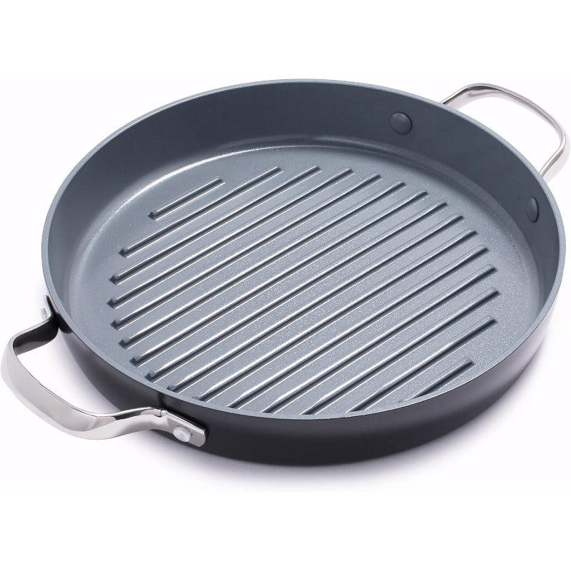 11" Ceramic Nonstick Grill Pan