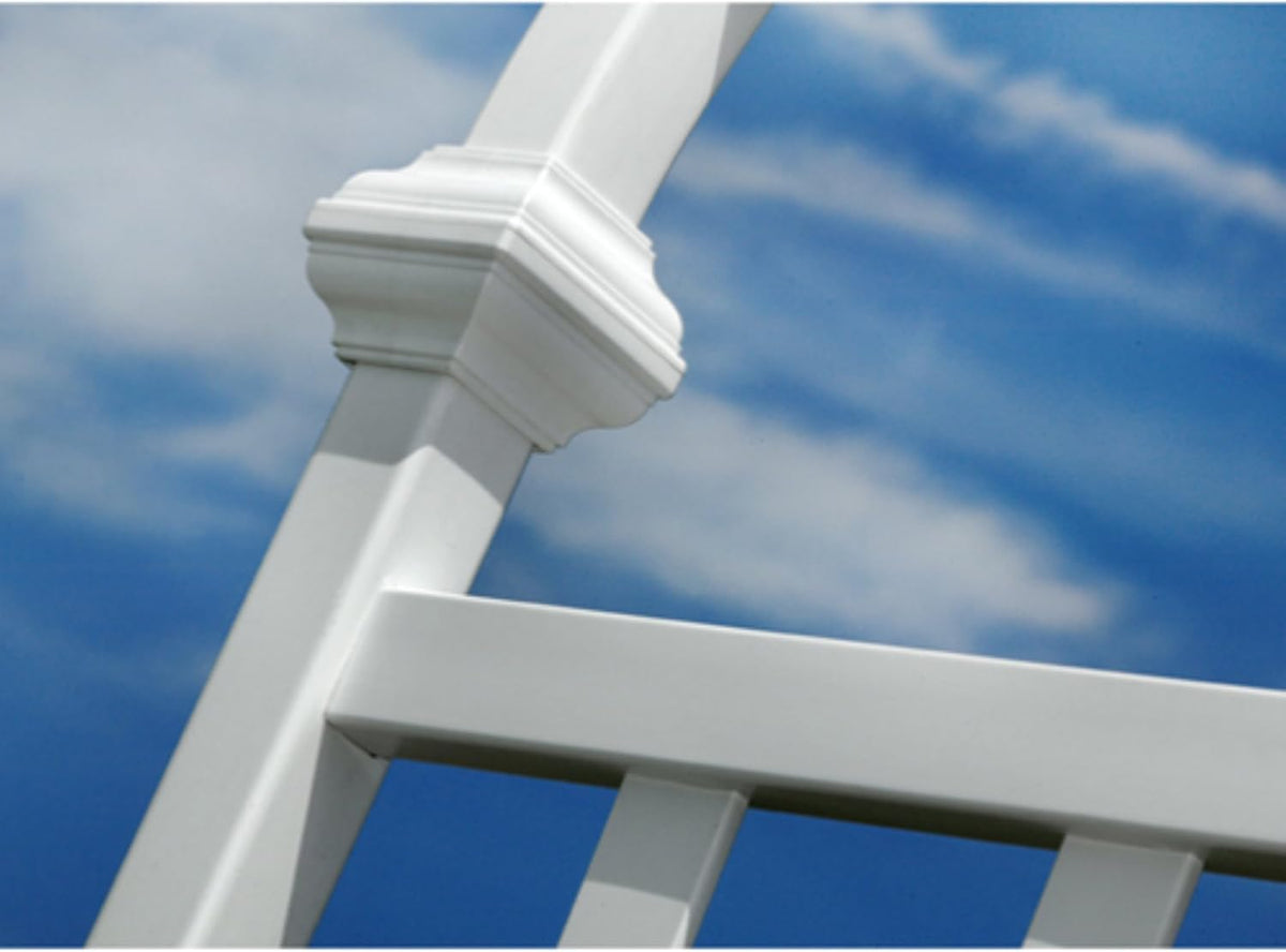 39"W x 81"H Vinyl Garden Arbor