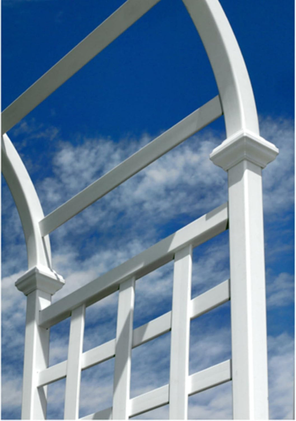 39"W x 81"H Vinyl Garden Arbor