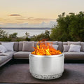 27 Inch Stainless Steel Smokeless Outdoor Fire Pit