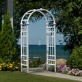 39"W x 81"H Vinyl Garden Arbor
