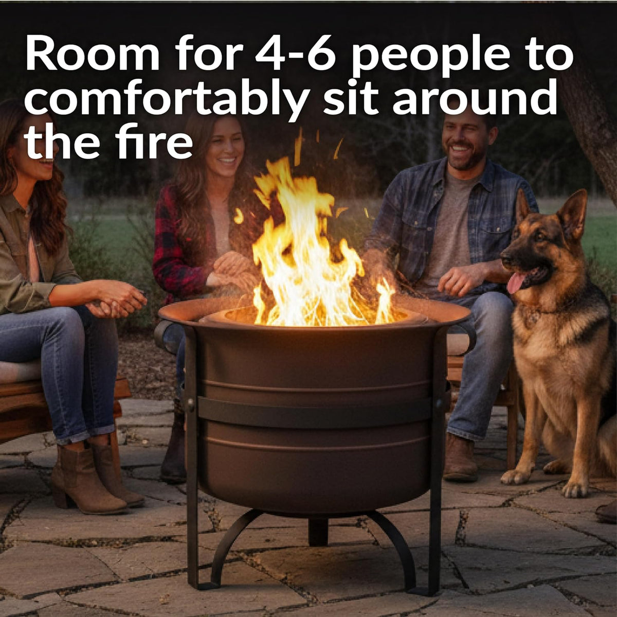 23‑Inch Cauldron Smokeless Patio Fire Pit