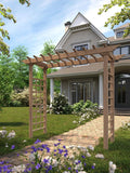 Carolina Grande Brown Vinyl Garden Arbor