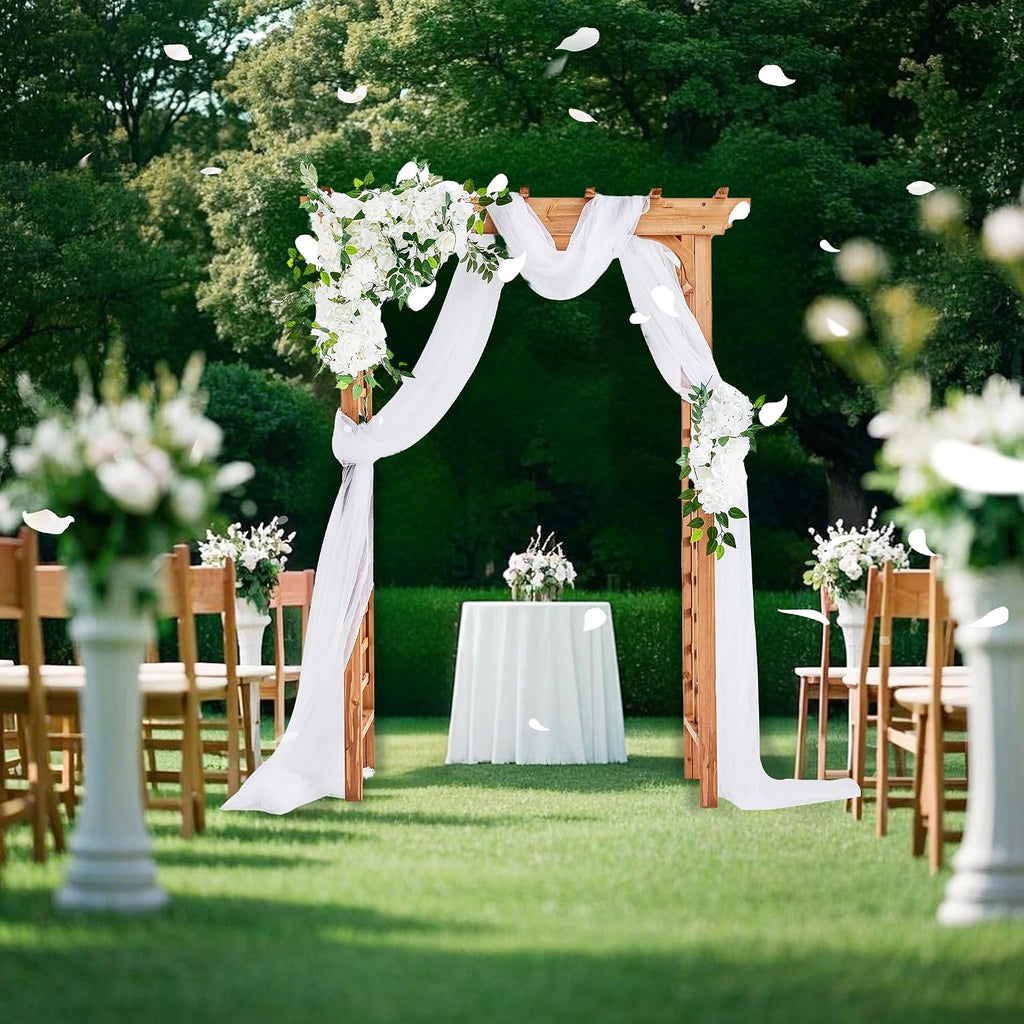 Solid Fir Wood Outdoor Garden Arch Trellis