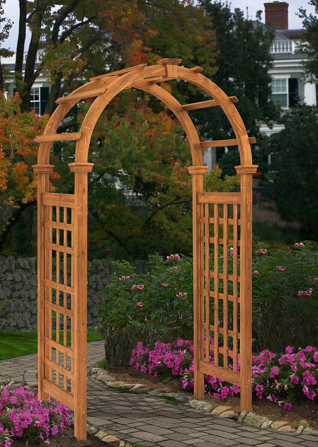 Rosewood 47"W x 89"H Cedar Arbor