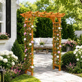 Solid Fir Wood Outdoor Garden Arch Trellis