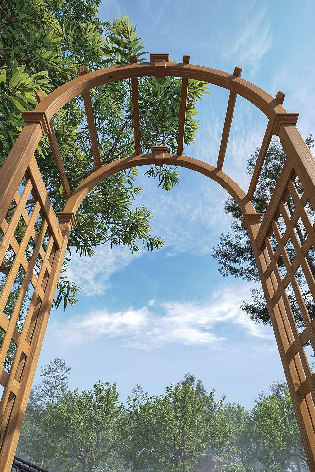 Rosewood 47"W x 89"H Cedar Arbor