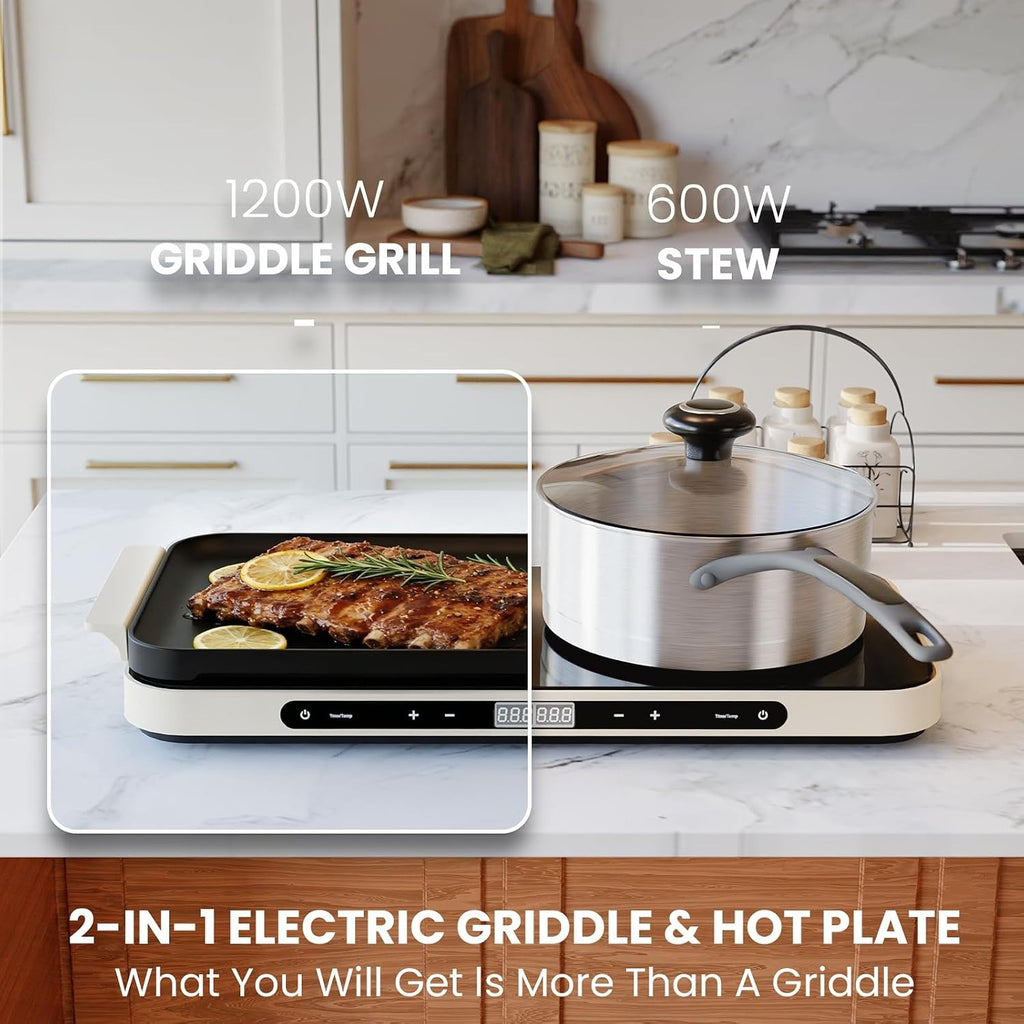 Countertop 2‑Burner Electric Hot Plate