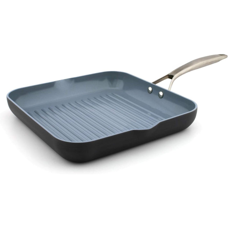 Paris Pro 11" Grey Square Ceramic Grill Pan